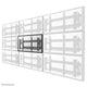 Neomounts LED-VW2000BLACK skærmbeslag til skiltning 190,5 cm (75") Sort