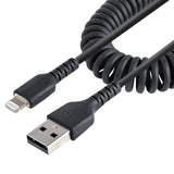 StarTech.com RUSB2ALT1MBC Lightning kabel 1 m Sort