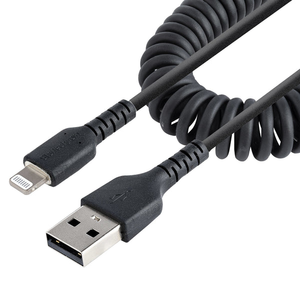 StarTech.com RUSB2ALT1MBC Lightning kabel 1 m Sort