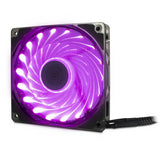 Inter-Tech L-12025 Aura Computerkabinet Ventilator 12 cm Sort