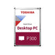 Toshiba P300 harddisk 4 TB 5400 rpm 128 MB 3.5" Serial ATA III