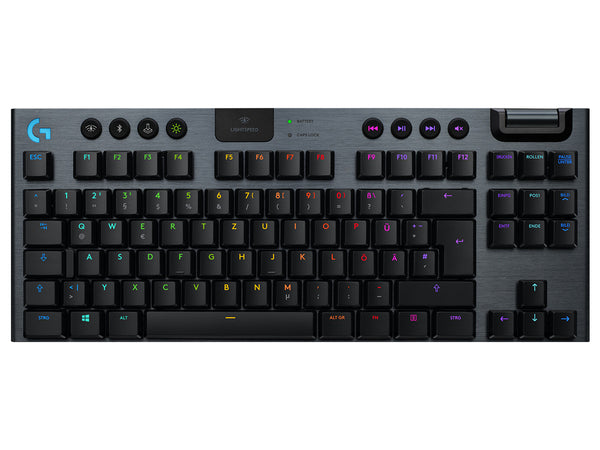 Logitech G 920-009496 tastatur Spil RF trådløs + Bluetooth QWERTZ Tysk Kulfiber