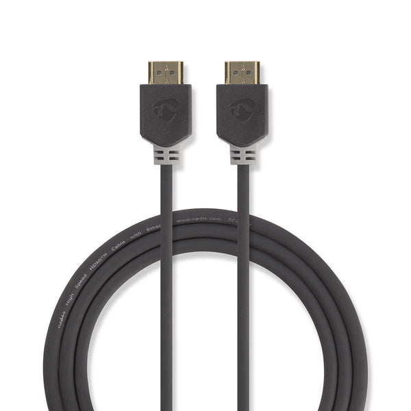 Nedis CVBW34000AT20 HDMI-kabel 2 m HDMI Type A (Standard) Anthracit