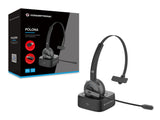 Conceptronic POLONA03BDA hovedtelefoner/headset Trådløs Kontor/Callcenter Bluetooth Opladningsstativ Sort