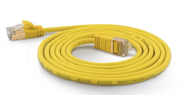 Wantec 7174 netværkskabel Gul 1,5 m Cat7 S/FTP (S-STP)