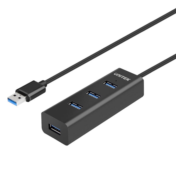 UNITEK Y-3089 interface hub USB 3.2 Gen 1 (3.1 Gen 1) Type-A 5000 Mbit/s Sort