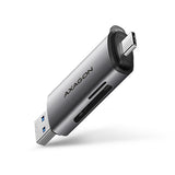 Axagon CRE-SAC kortlæser USB 3.0 Type-A/Type-C Grå