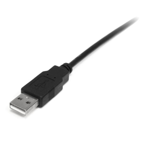 StarTech.com USB2HABM1M USB-kabel USB 2.0 1 m USB A Mini-USB B 0,48 Gbit/sek. Sort
