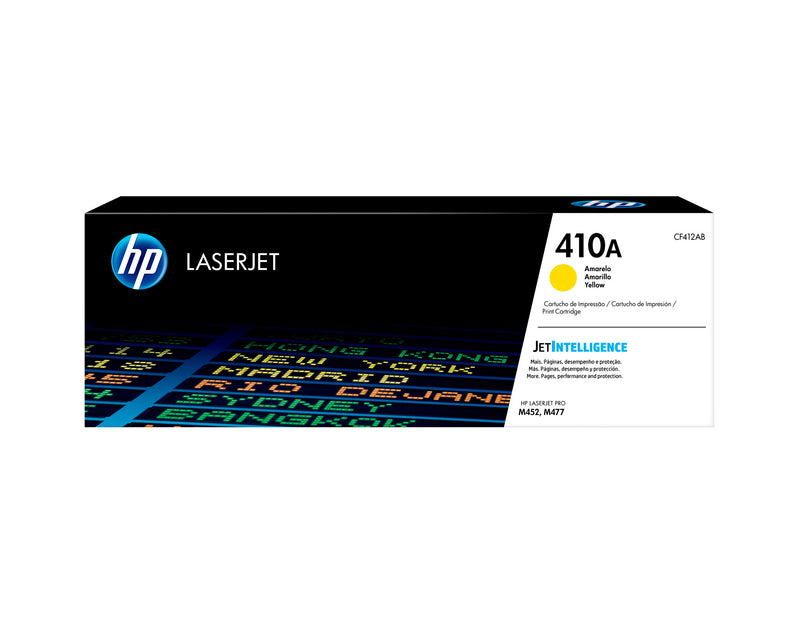 HP Original 410A LaserJet-tonerpatron, gul