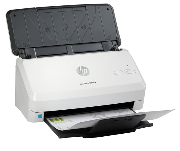 HP ScanJet Pro 3000 s4 Skanner med papir-tilførsel 600 x 600 dpi A4 Sort, Hvid