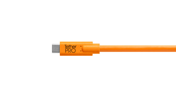 Tether Tools CUC3215-ORG USB-kabel USB 3.2 Gen 1 (3.1 Gen 1) 4,6 m USB A USB C 5 Gbit/sek. Orange