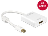DeLOCK 62612 videokabel adapter 0,2 m Mini DisplayPort HDMI Type A (Standard) Hvid