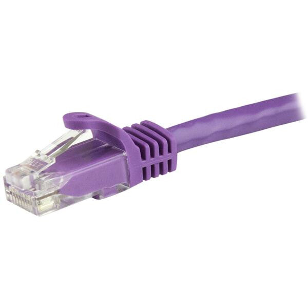StarTech.com N6PATC150CMPL netværkskabel Lilla 1,5 m Cat6 U/UTP (UTP)