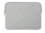 Mobilis 049015 taske og etui til laptop 35,6 cm (14") Grå, Lyserød
