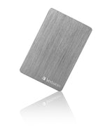 Verbatim Store 'n' Go ALU Slim ekstern harddisk 1 TB 2.5" USB Type-C 3.2 Gen 1 (3.1 Gen 1) Grå