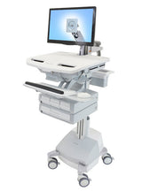 Ergotron StyleView Aluminium, Grå, Hvid Fladt panel Multimedie kurv