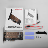 Axagon PCEM2-D interface-kort/adapter Intern M.2, SATA