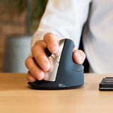R-Go Tools Ergonomische muis R-Go HE Break met pauzesoftware, large (handlengte ≥ 185mm), rechtshandig, 3-in-1 connectie, zwart