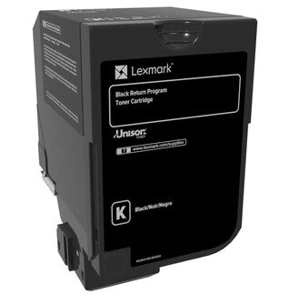 Lexmark 74C20K0 tonerpatron 1 stk Original Sort