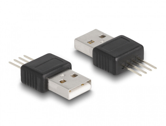 DeLOCK 66683 USB grafisk adapter Sort, Sølv