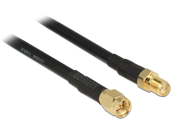 DeLOCK 15m CFD200 koaxial kabel SMA