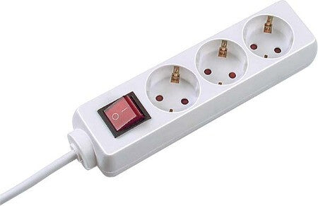 Bachmann Selly Hvid 3 AC stikkontakt(er) 1,5 m