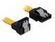 DeLOCK 0.3m SATA M/M SATA-kabel 0,3 m Gul