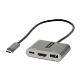 StarTech.com CDP2HDUACP2 dockingstation Ledningsført USB 3.2 Gen 1 (3.1 Gen 1) Type-C Grå