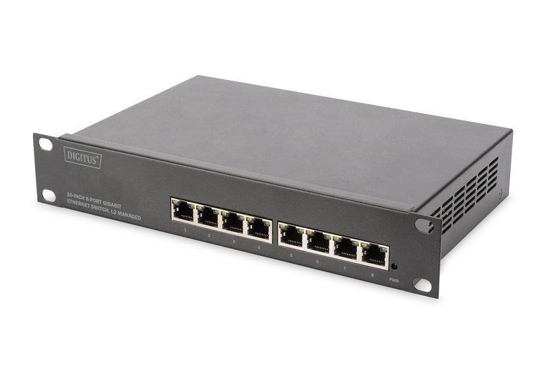 Digitus DN-80117 netværksswitch Administreret L2+ Gigabit Ethernet (10/100/1000) Sort