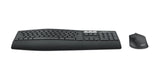 Logitech 920-008226 tastatur Mus inkluderet Universel RF trådløs + Bluetooth QWERTY Engelsk Sort