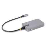 StarTech.com 5G3AGBB-USB-C-HUB dockingstation Ledningsført USB 3.2 Gen 1 (3.1 Gen 1) Type-C Grå