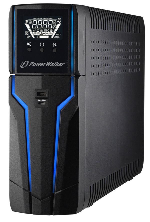 PowerWalker VI 1500 GXB UPS-enhed Interaktivt indgangsstik 1,5 kVA 900 W 4 AC stikkontakt(er)
