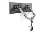 Digitus DA-90353 skærmbeslag og -stativer 68,6 cm (27") Skrivebord Sort, Sølv