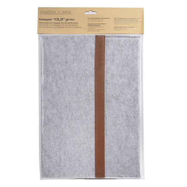 Ultron 156530 taske og etui til laptop 33,8 cm (13.3") Grå