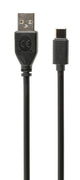 Gembird USB-A/USB-C, 1m USB-kabel USB 2.0 USB A USB C 0,48 Gbit/sek. Sort