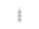 Lanberg PS0-03E-0300-W stikdåse 3 m 3 AC stikkontakt(er) Indendørs Hvid