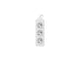 Lanberg PS0-03E-0300-W stikdåse 3 m 3 AC stikkontakt(er) Indendørs Hvid