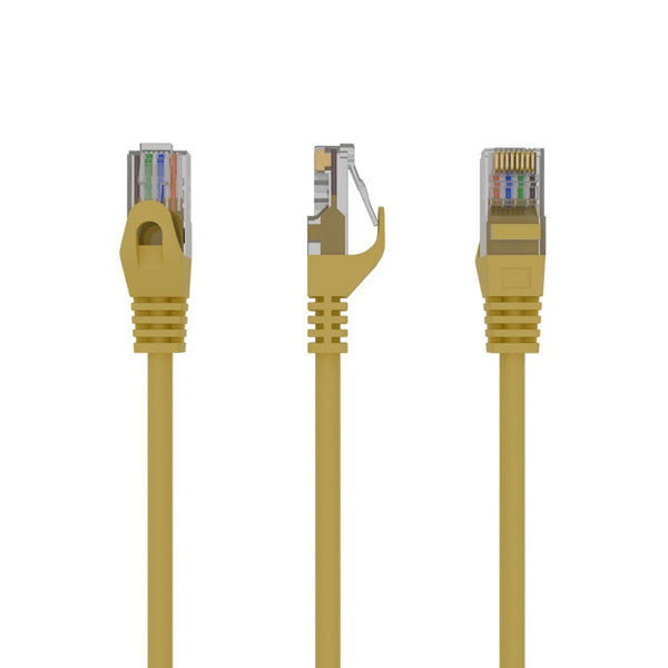 Gembird PP6U-0.25M/Y netværkskabel Gul 0,25 m Cat6 U/UTP (UTP)