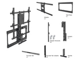 Multibrackets 6744 tv-beslag 165,1 cm (65") Sort
