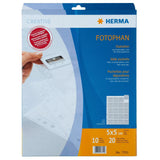 HERMA 7701 plasticlomme til kort Transparent