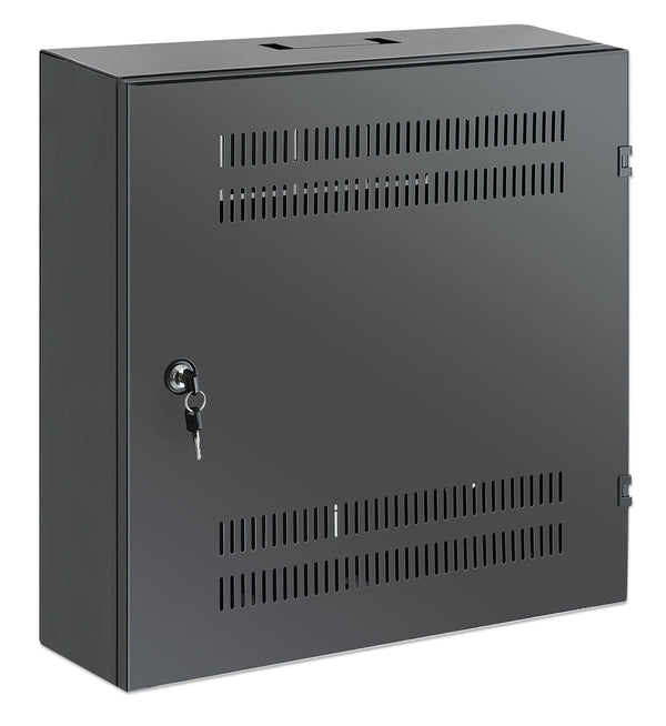 Intellinet 713689 stativ 2U/4U Vægmonteret stativ Sort
