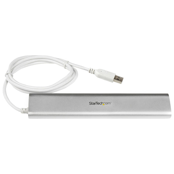 StarTech.com ST73007UA interface hub USB 3.2 Gen 1 (3.1 Gen 1) Type-A 5000 Mbit/s Sølv, Hvid