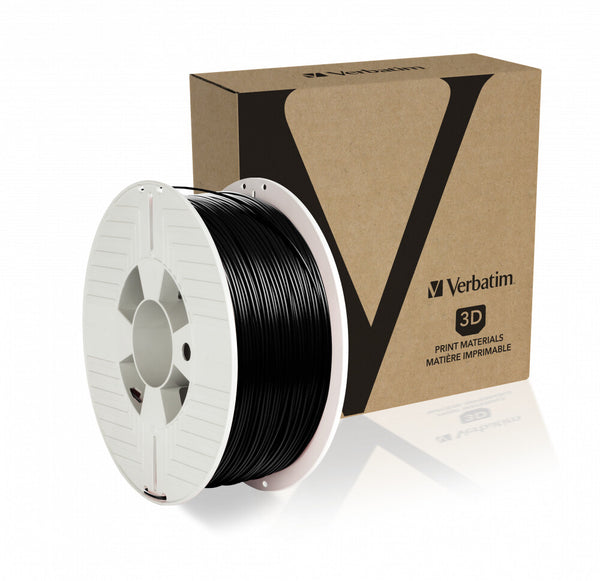 Verbatim 55052 3D print materiale Polyethylenterephthalatglycol (PETG) Sort 1 kg