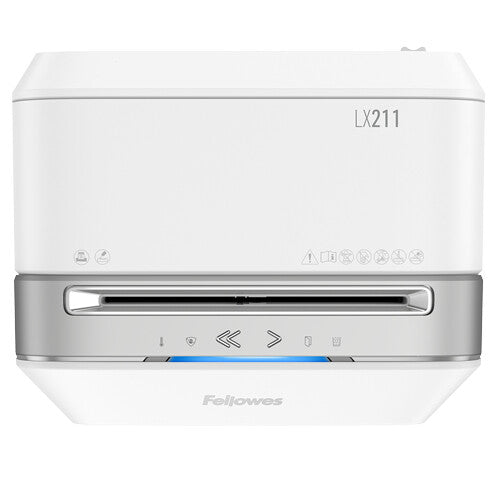 Fellowes LX Series Powershred LX21 papirmakulator Mikromakulering Grå, Hvid