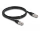 DeLOCK 80126 netværkskabel Sort 1 m Cat6a S/FTP (S-STP)