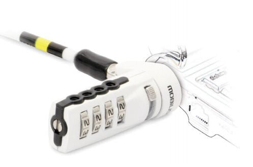 Mobilis 001254 kabellås Hvid 1,8 m