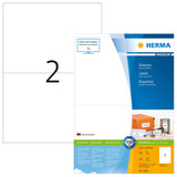 HERMA 4628 selvklæbende etiket Rektandel Permanent Hvid 400 stk