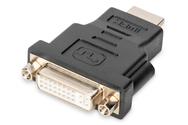 Digitus AK-330505-000-S kabel kønsskifter HDMI Type A (Standard) DVI-I, (24+5) Sort