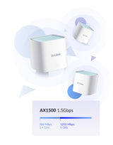 D-Link EAGLE PRO AI AX1500 Dual-band (2,4 GHz / 5 GHz) Wi-Fi 6E (802.11ax) Hvid 1 Intern