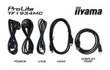 iiyama ProLite TF1934MC-B7X computerskærm 48,3 cm (19") 1280 x 1024 pixel SXGA LED Berøringsskærm Sort